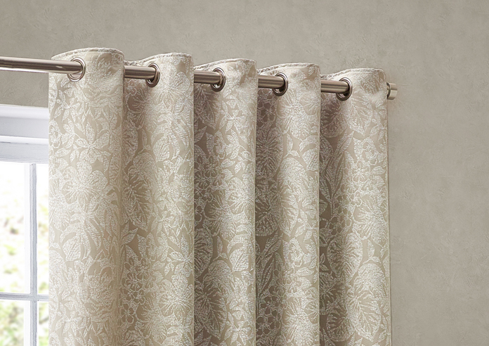 Bali Eyelet, Natural - Ready Made Curtains - Image 9